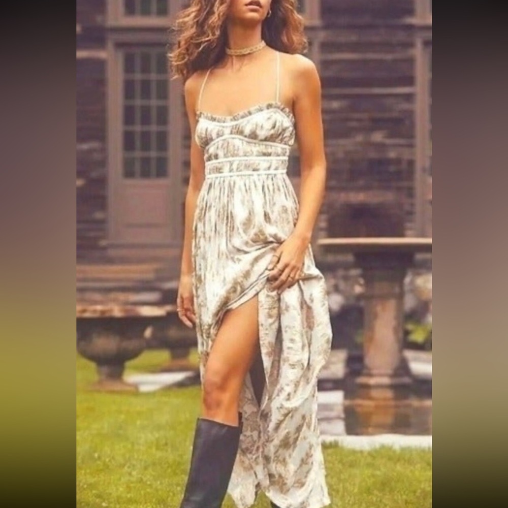 NWT Free People Charlie Bustier Dress XS